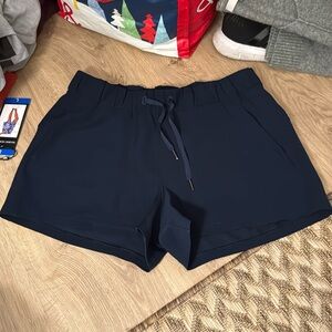 Navy Lululemon shorts